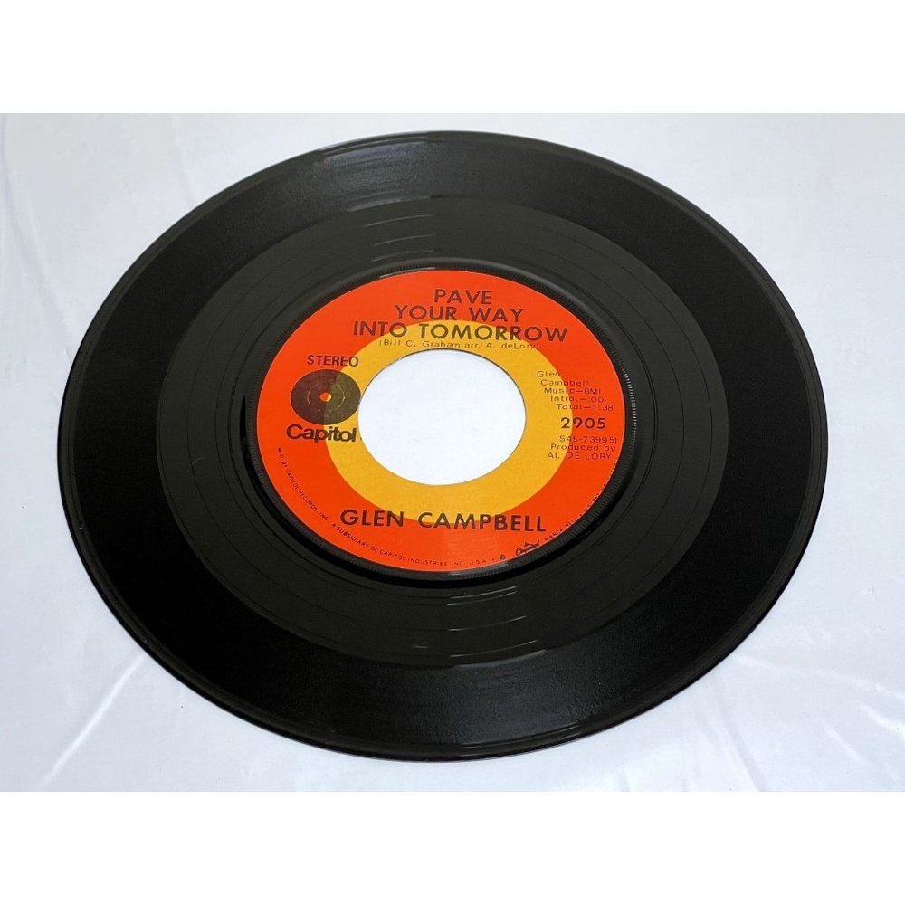 Glen Campbell Pave your Way Into Tomorrow It's Only Make Believe 2905 Folk,